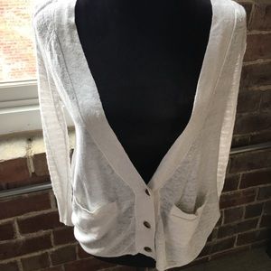 NWT white cardigan